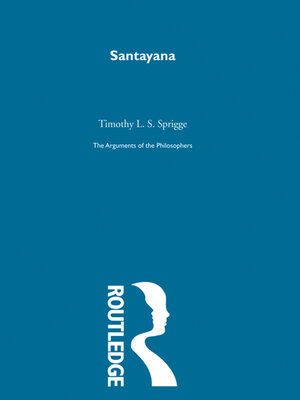 cover image of Santayana-Arg Philosophers